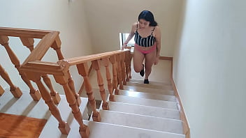 Nympho stepmother uses her stepson love catapult as a lubricant