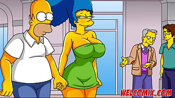 The greatest Mom in town! The Simptoons, Simpsons anime porno